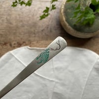 韓国の子供用 銀のスッカラ/ヴィンテージ