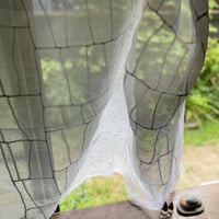 透け感がきれいなポジャギ 白 アンティーク