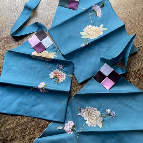 韓国の刺繍の布封筒/ヴィンテージ