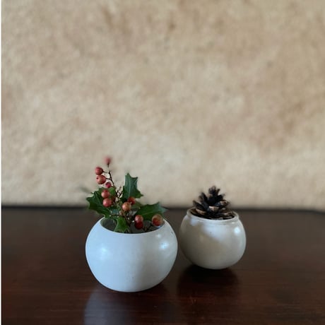 morina pottery /雪だるま