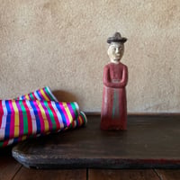 韓国の木彫りの人形 ヴィンテージ