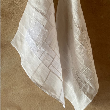 小ぶりなサイズのシャリ感のあるポジャギ1/アンティーク生地