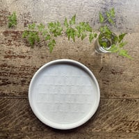 張勲成工房/雪花丸プレート白