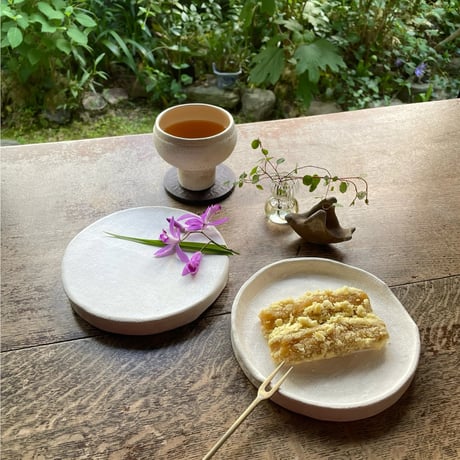 hapun pottery/ 高台皿newソルギ