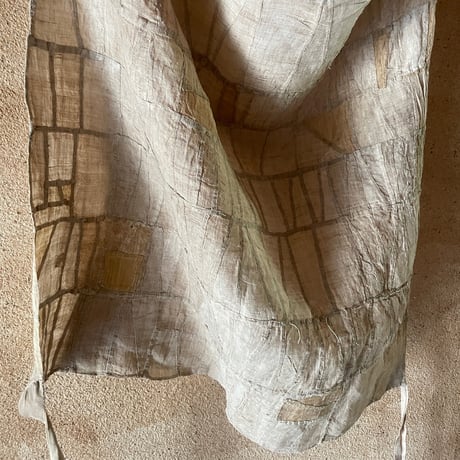 小ぶりなアンティークのポジャギ