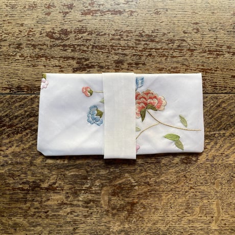 韓国の刺繍の布封筒/ヴィンテージ