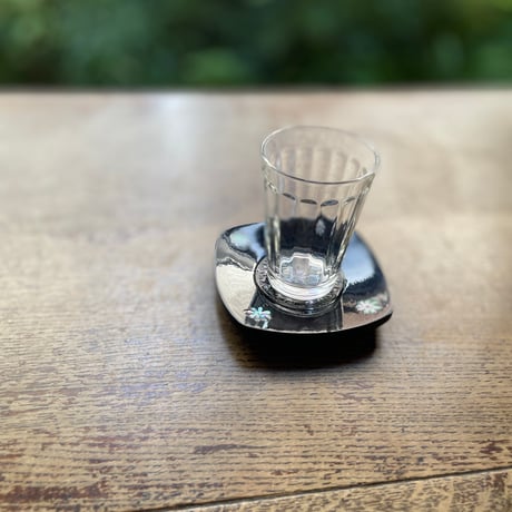 螺鈿細工の茶托 ヴィンテージ