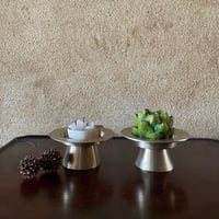 韓国の真鍮の高台 縁あり ヴィンテージ