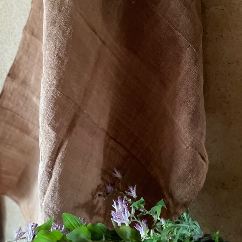 韓国の柿渋染めの古布 | hapun