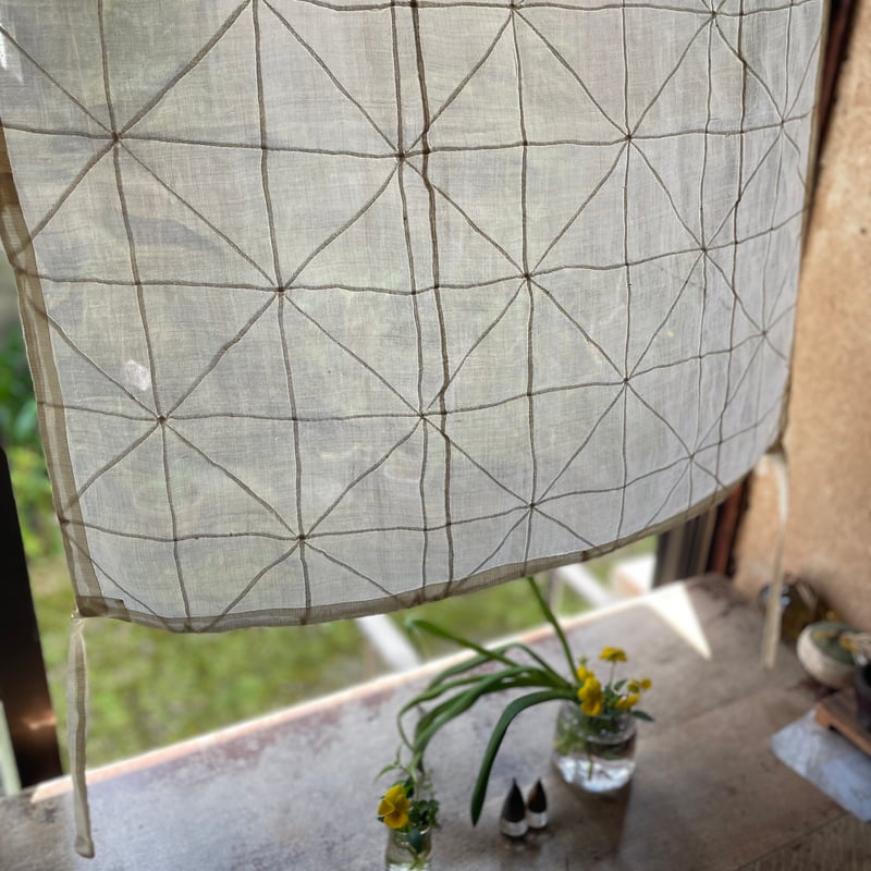 小ぶりな縁シルクポジャギ/アンティーク | hapun