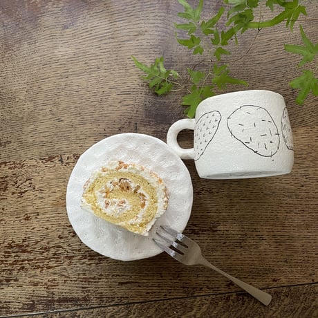 hapun pottery/高台皿カマンベール