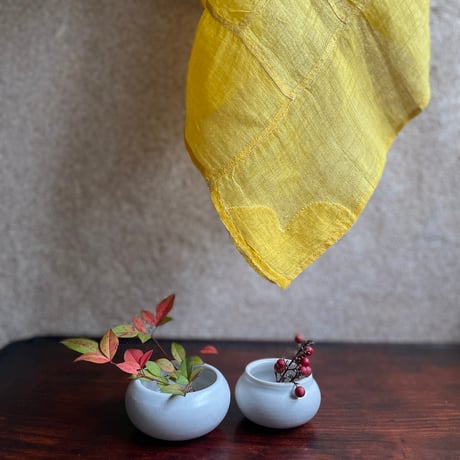 morina pottery/お餅 白 小