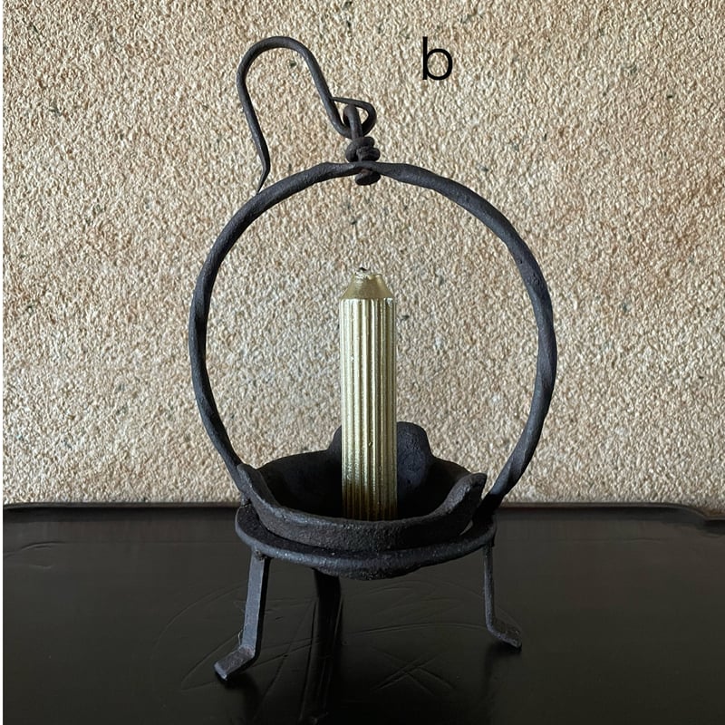 韓国の古い鉄の灯火器 アンティーク | hapun