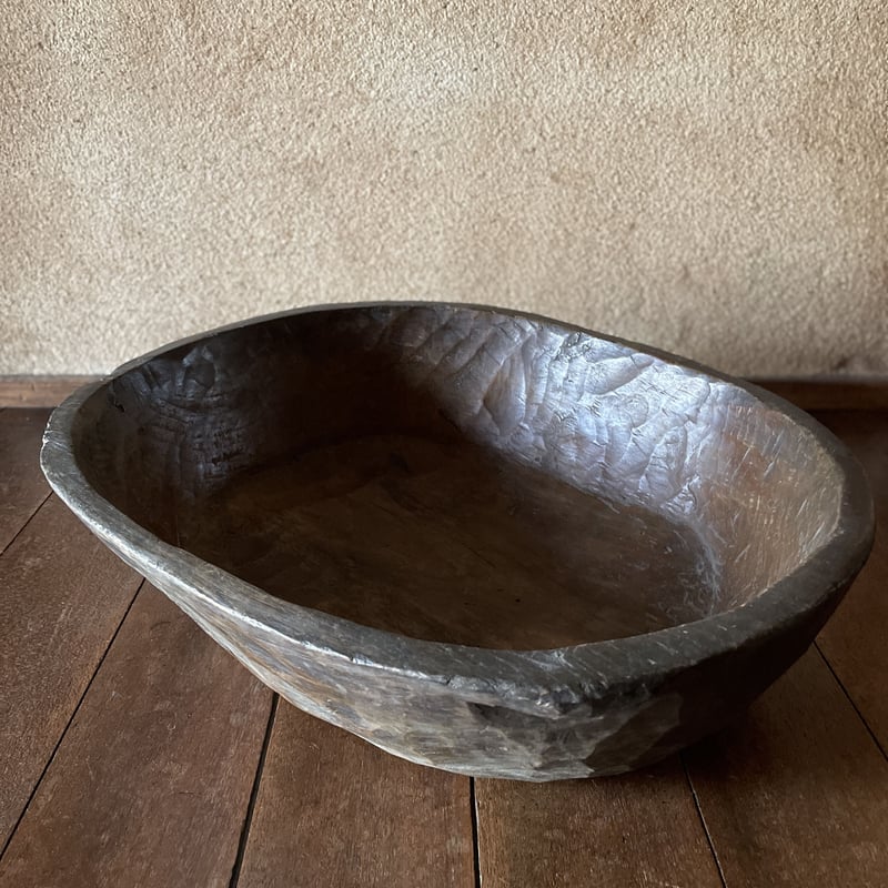 木彫りの鉢 くりぬき ハムジバク アンティーク | hapun