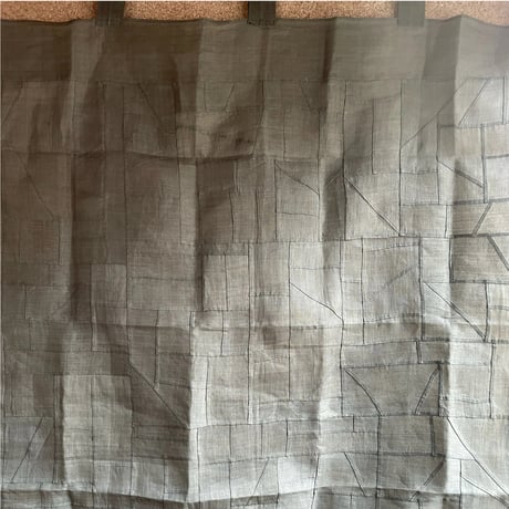 新しい正方形のポジャギ グレイ