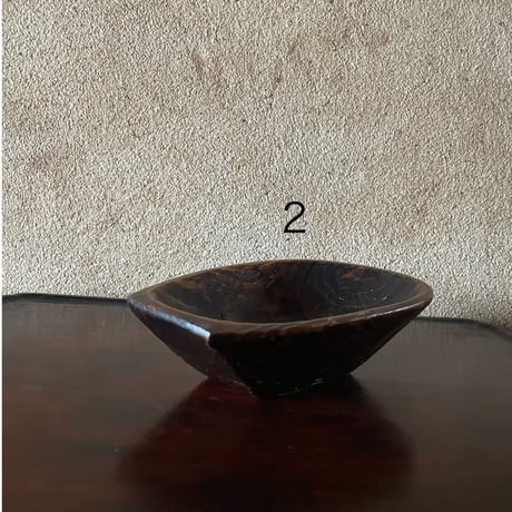 韓国 済州島のハムジバク 木彫りの器 ヴィンテージ
