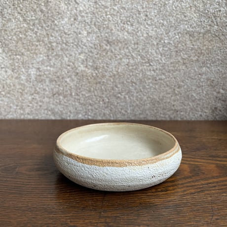 hapun pottery/チャンギ浅鉢 ナチュラル