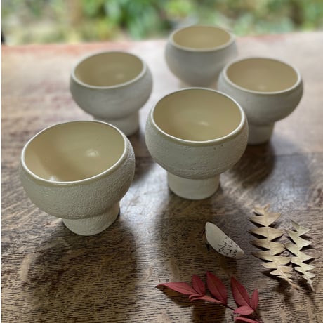 hapun pottery/フリーボウル ナチュラル 変形シリーズM