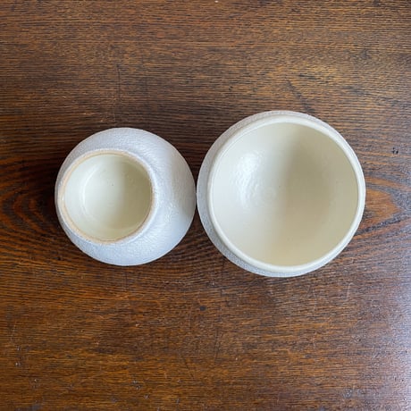 hapun pottery/フリーボウル ナチュラル 変形シリーズM