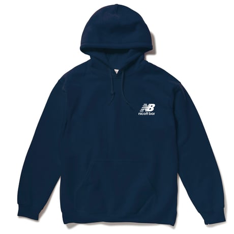 【期間限定受注販売】NB-LOGO Hoodie [NAVY] /NICOtt bar【12月28日〜1月8日まで】