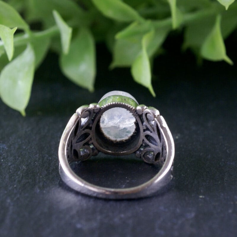 ストーン付きシルバーリング 11号】シルバーリング ブルームーンストーン ｜KANKAN ONLINE