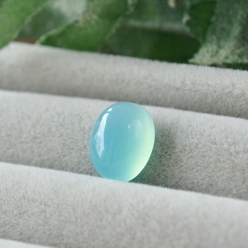 受注製作】△シーブルーカルセドニー リング 7号〜フリーサイズ/9号/11