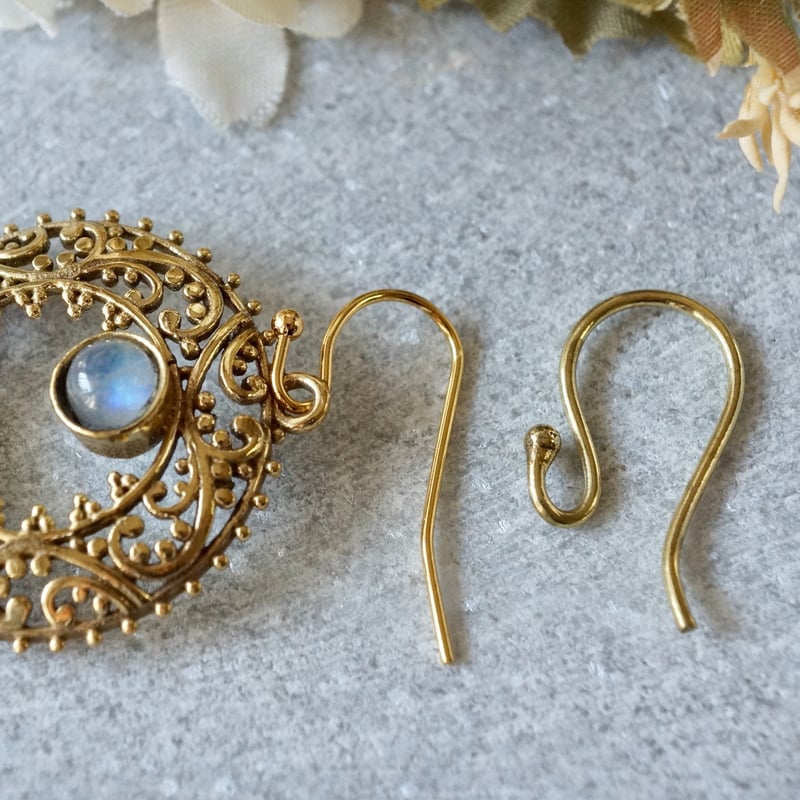 ☆サージカルステンレス フックピアス（ゴールド/シルバー）に変更