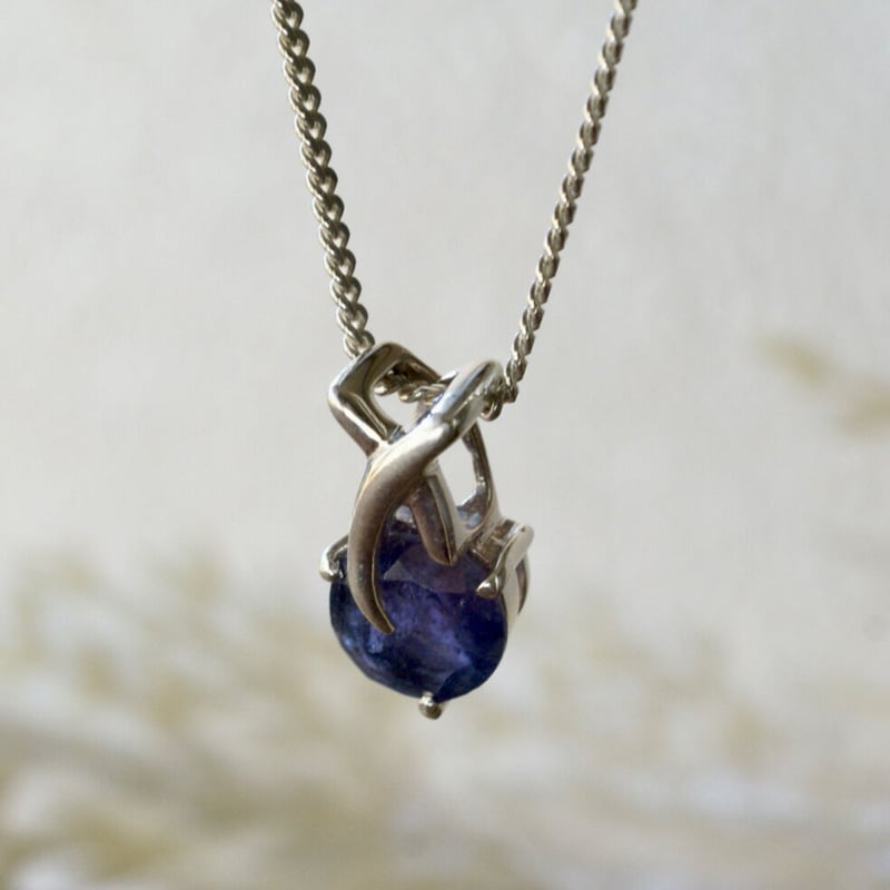 アイオライト デザインペンダントトップ シルバー925（sv-377-3