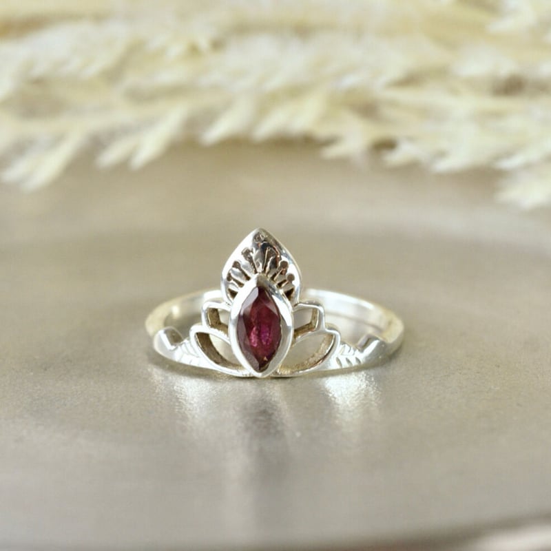 ガーネット12号リング