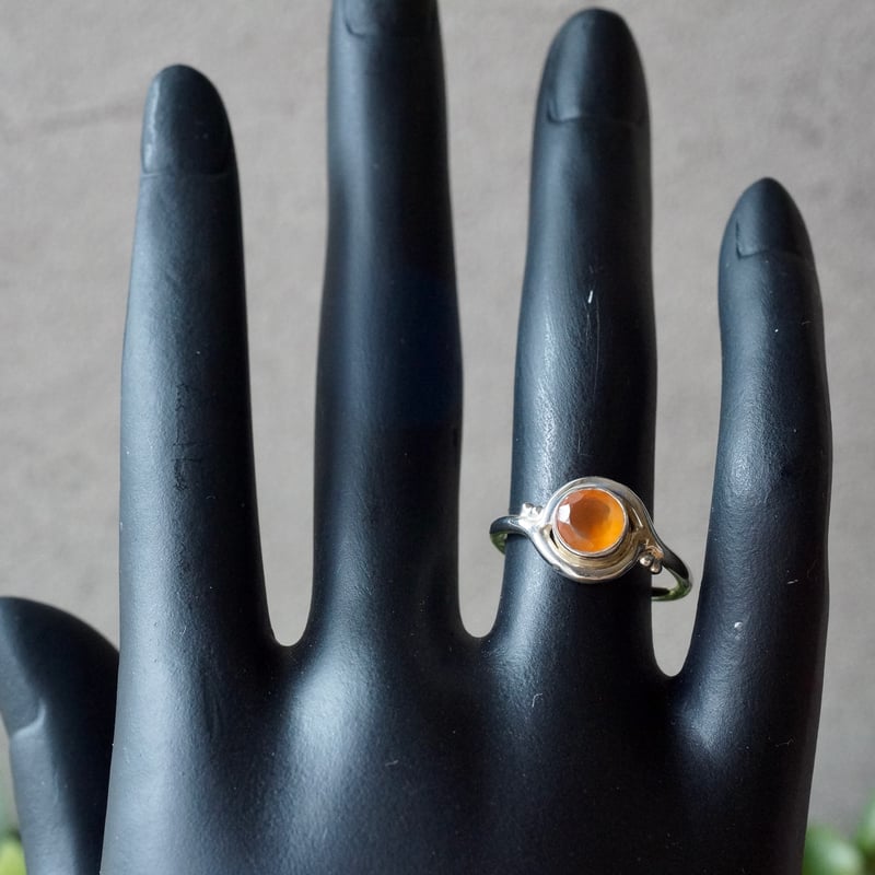 カーネリアン リング シルバー925 11号（sv-935） | Ratna gemstones