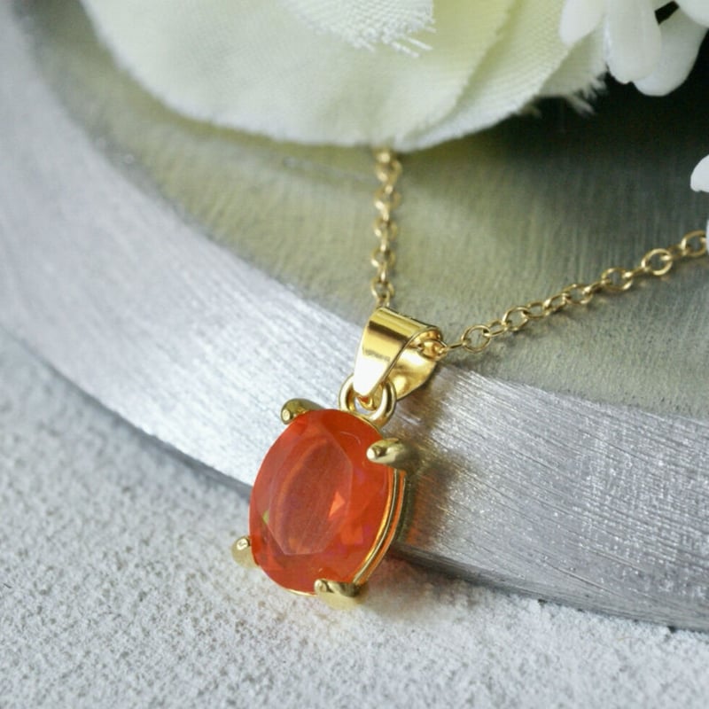 ファイアーオパールペンダントヘッド(18K)