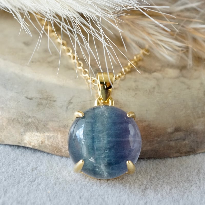 Handmade】フローライト ペンダントトップ 18kゴールドプレーテド 