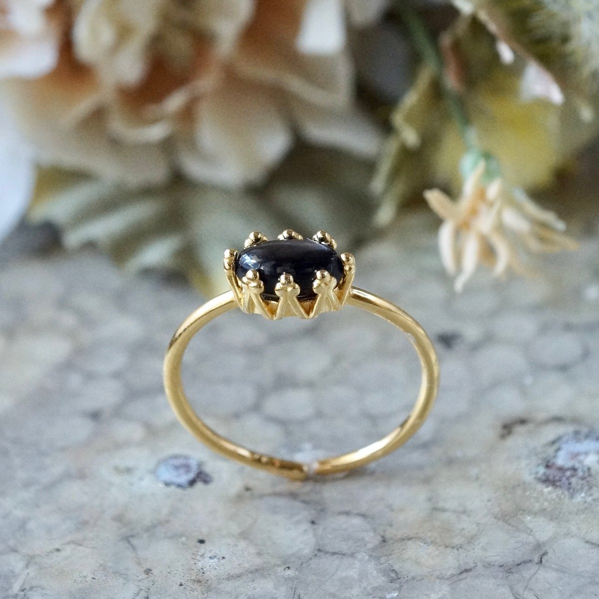 accessories mau ブラックスターサファイアリング12号 accessories mau ブラックスターサファイアリング12号