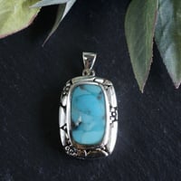 ターコイズ シルバー925 ペンダント ターコイズ ペンダントトップ シルバー925 （sv-219） | Ratna gemstones