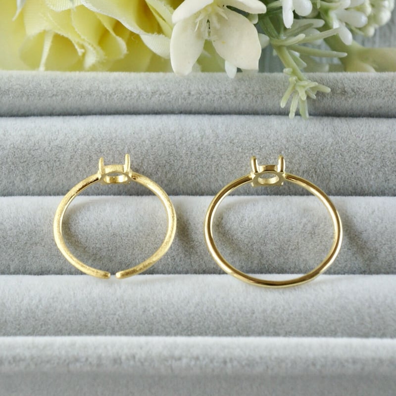 Silver925 18kgp アフガナイト リング