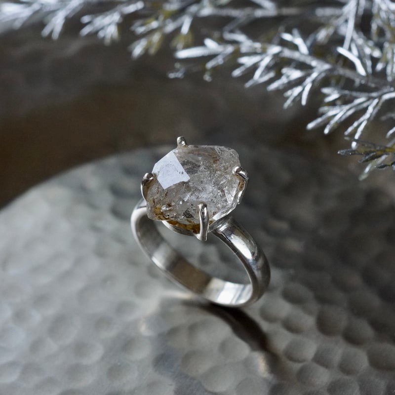 ハーキマーダイヤモンド ラフ染め3点セット ハーキマーダイヤモンド