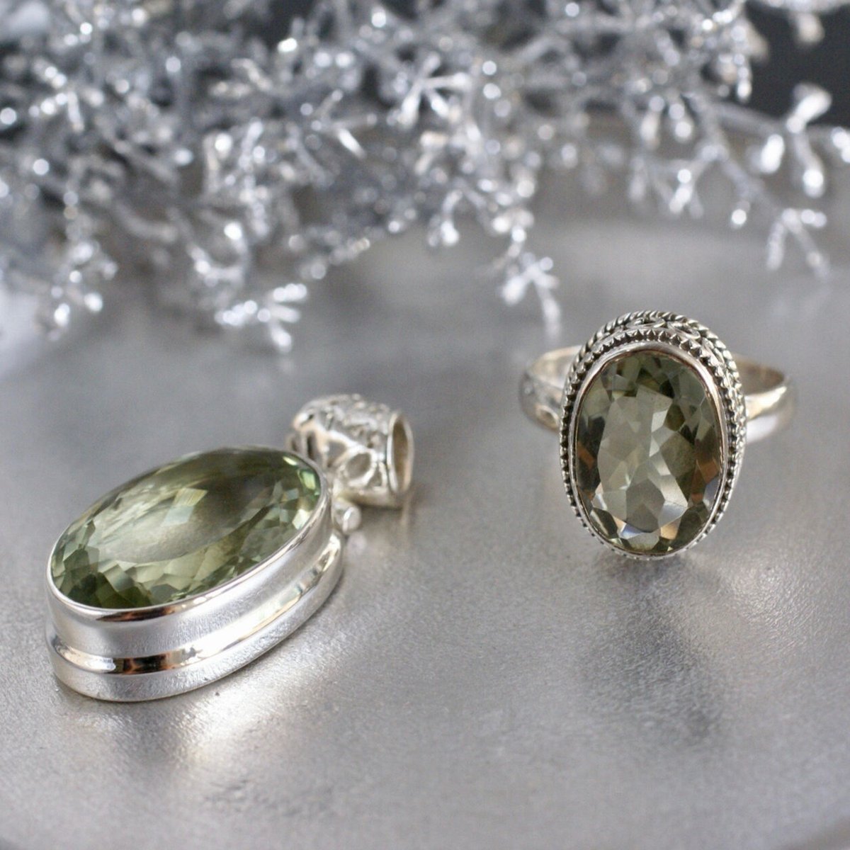 ♢Nページです♢K18 グリーンアメジスト チャーム ペンダントトップ ♢Nページです♢K18 グリーンアメジスト チャーム ペンダント