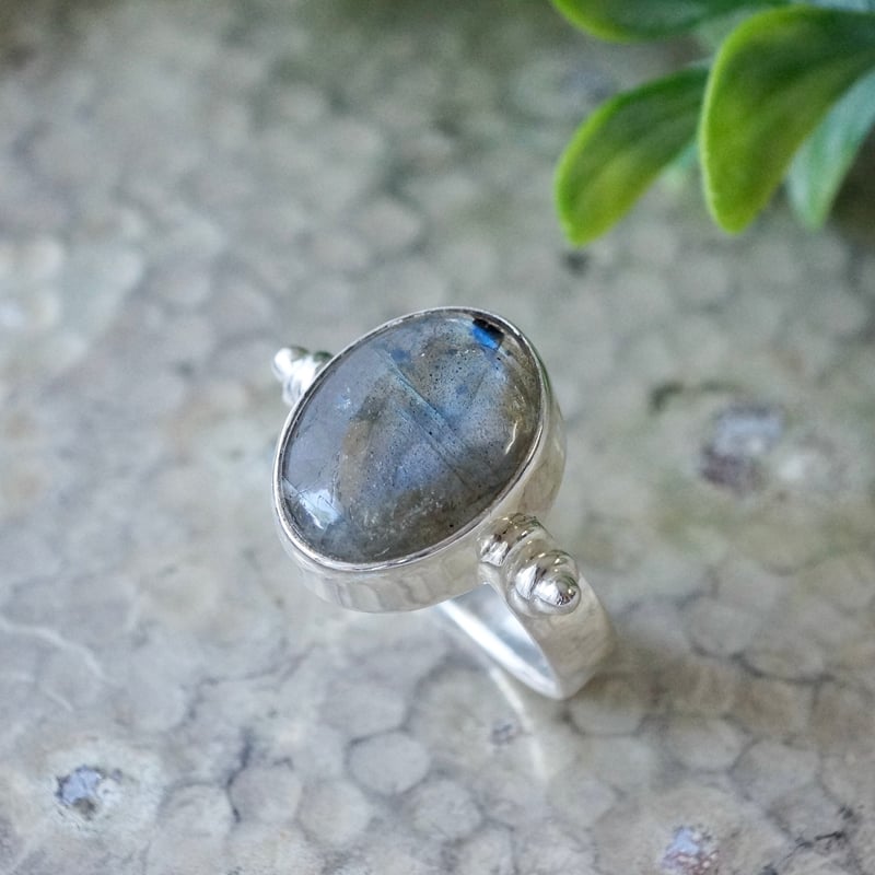 フィンランド製 シルバー925 ラブラドライト ブローチ 21g 北欧 Bird silver brooch | QUARTER PAST FIVE