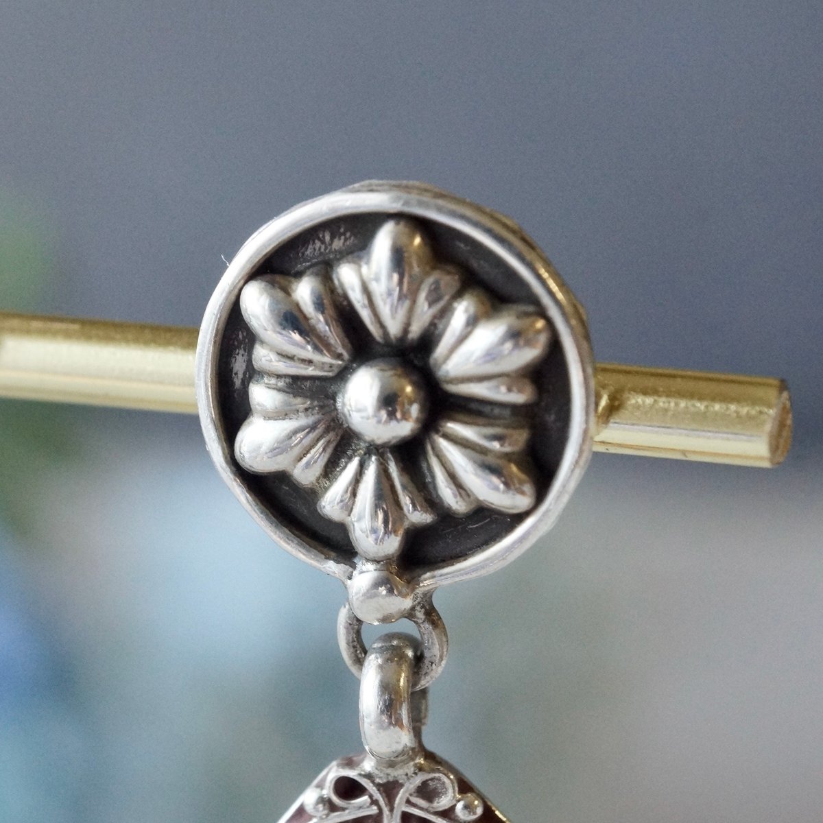 ミーナカリ デザインピアス シルバー925（sv-831） | Ratna gemstones