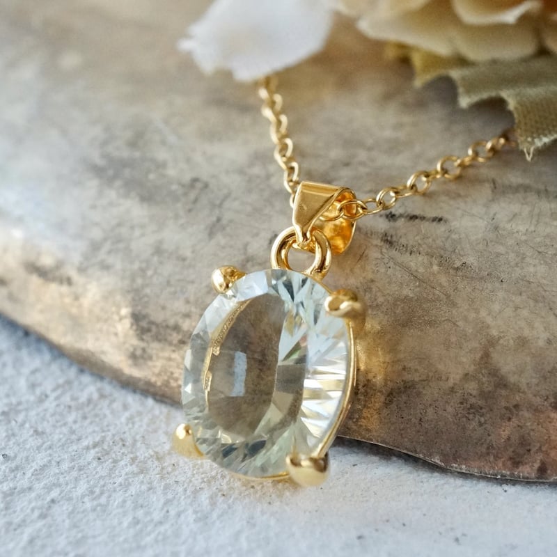 専用④✳︎グリーンアメジストコンケーブカット　他 Handmade】グリーンアメジスト コンケーブカット ペンダントトップ 18k