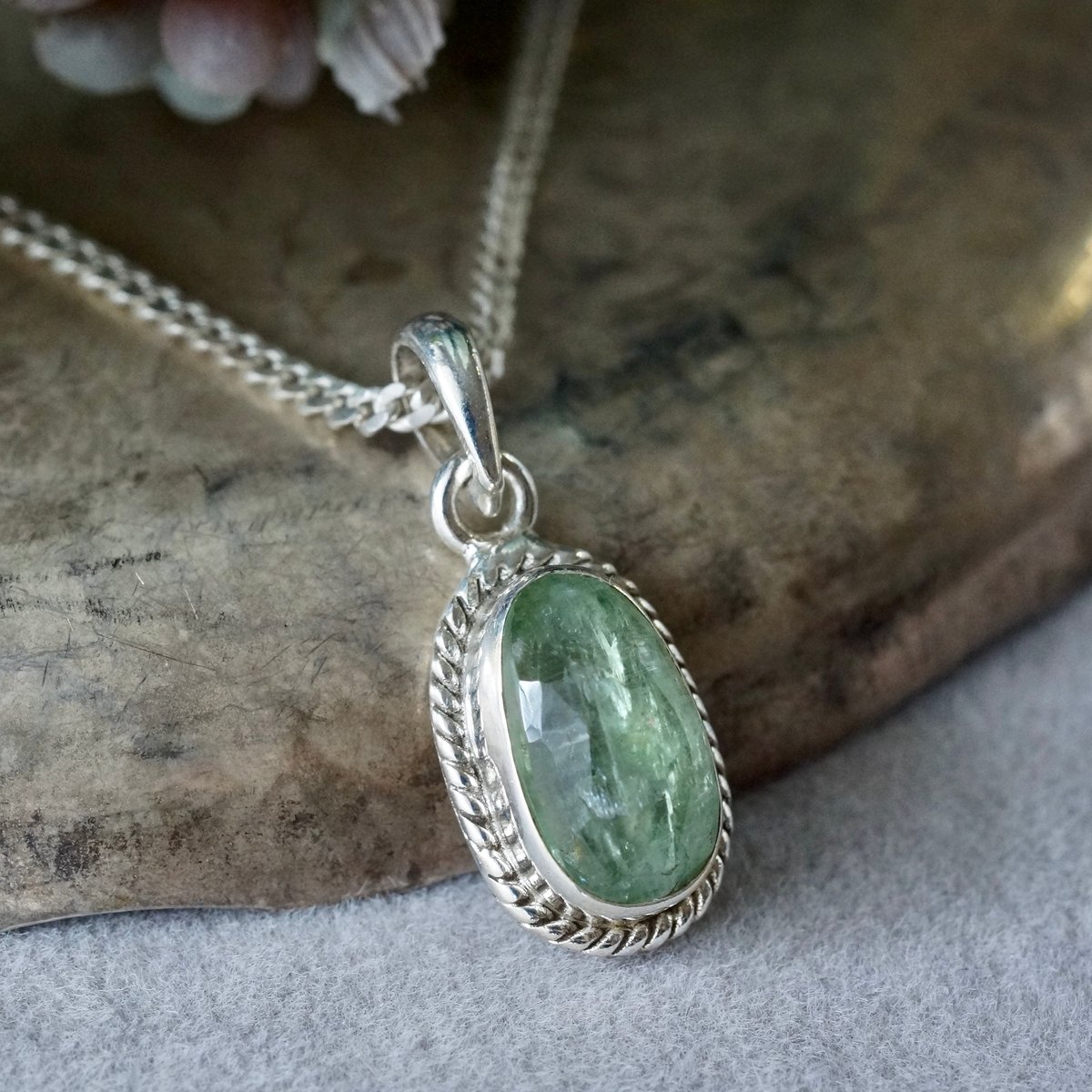 M.G.C GINYA 天然石ストーン シルバー925 ネックレストップ M.G.C