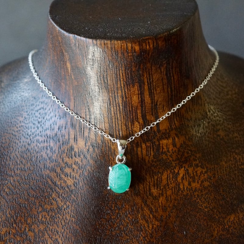 グリーンストーン ペンダントトップ MODEL-W-02.jpg