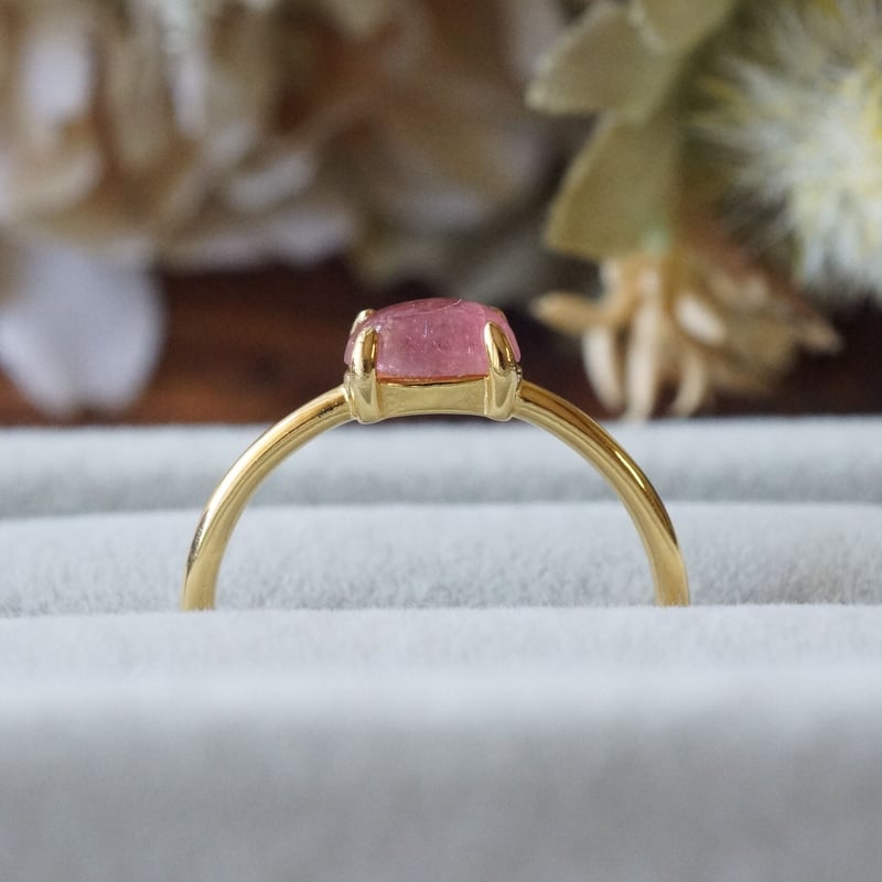 アトリエカオル ピンクトルマリン 18金リング アトリエ カオル KAORU