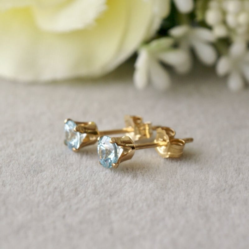 ブルーオブシディアン＆ブルージルコンのピアス他　14kgf ブルーオブシディアン＆ブルージルコンのピアス他 14kgf