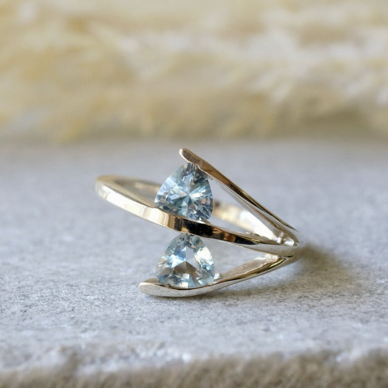 925 STERLING トパーズ リング サイズ13 925 STERLING トパーズ リング サイズ13 13号】シルバーリング ブルー