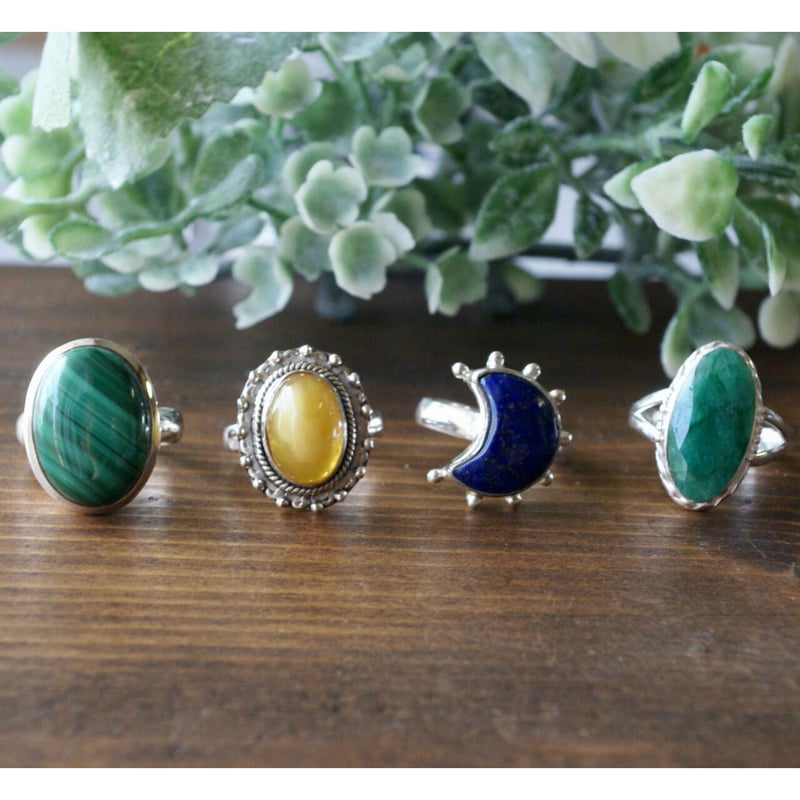 ○4772#0415 SVリング(素材/SILVER&マラカイト)0310 - アクセサリー ○4772#0415 SVリング(素材/SILVER&マラカイト)0310 - アクセサリー