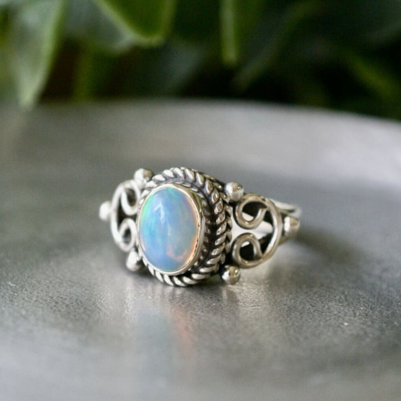 *カイラニ様*専用ページ*エチオピア産オパール　　　♢リング カイラニ様*専用ページ*エチオピア産オパール ♢リング