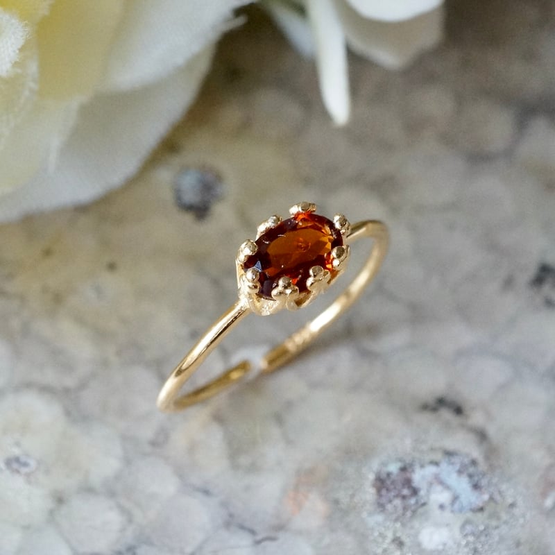 M0207-2)天然マディラシトリン2-0.722ct 宝石ペアルース M0207-2)天然マディラシトリン2-0.722ct 宝石ペアルース
