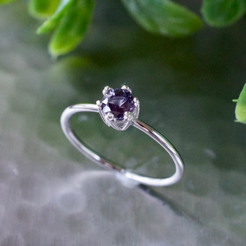 1550 オススメ‼️K18 パープルスピネルリング