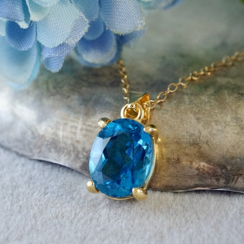 ブルートパーズ26.60ct 18K ネックレストップ ブルートパーズ26.60ct 18K ネックレストップ